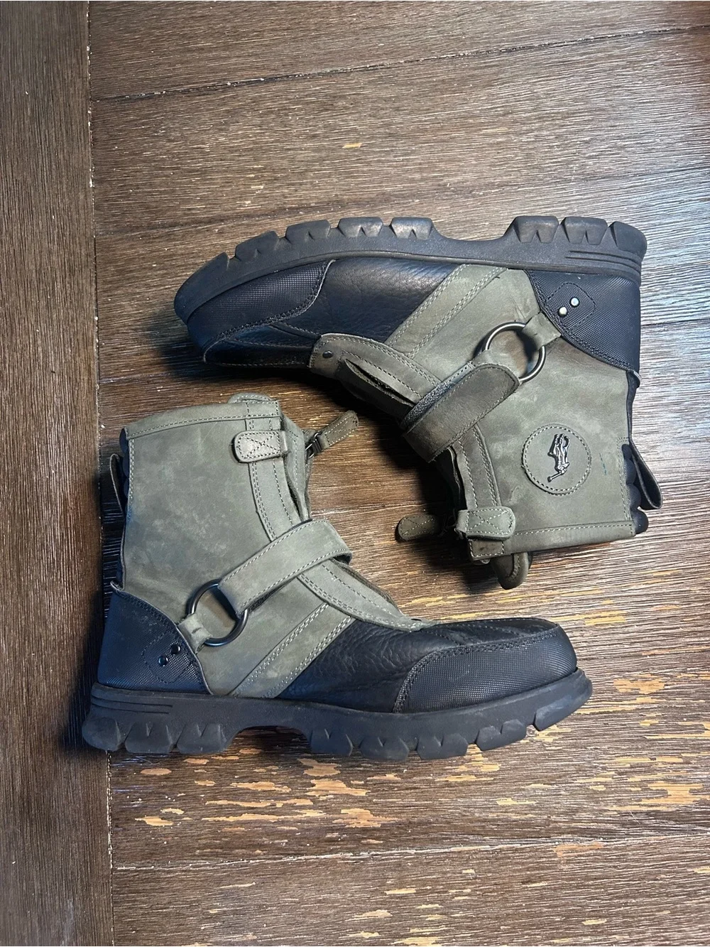 Polo Ralph Lauren conquest Hi III boot size 9d